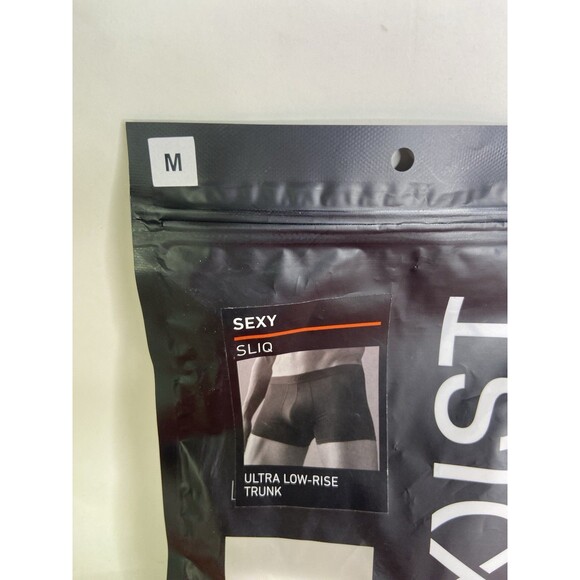 2xist Sexy Sliq Ultra Low Rise Trunk Boxer Briefs Underwear Shell Pink Mens M - Picture 2 of 5